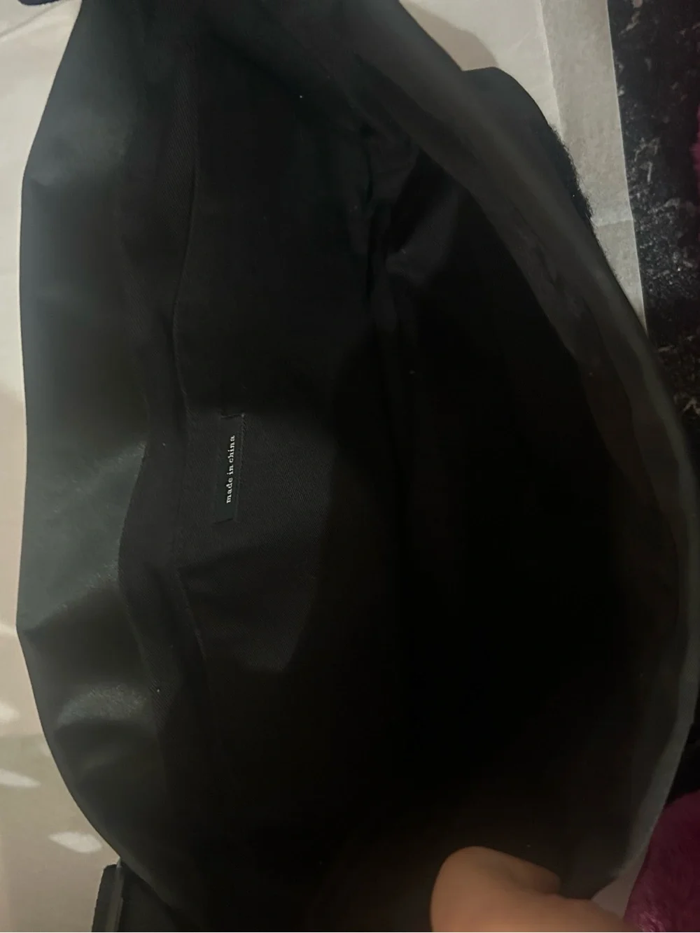 kate spade Black Nylon Messenger Bag with Adjustable Strap